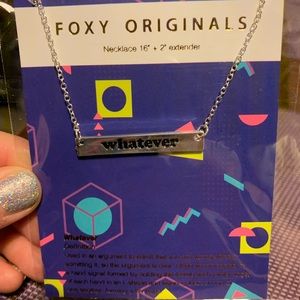 “Whatever” necklace